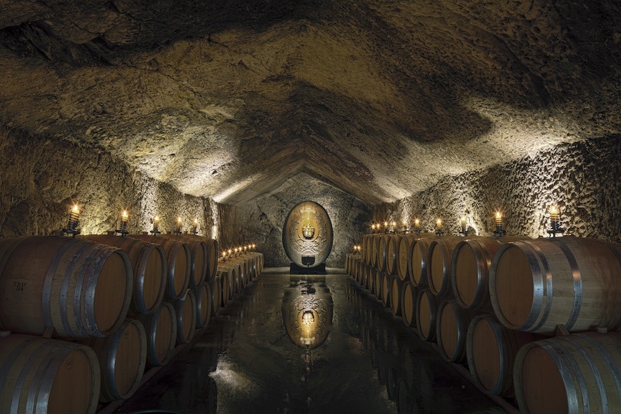 Wine caves at Buena Vista Winery in Sonoma