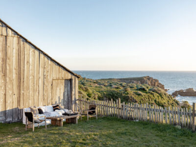 Couch lounge area at The Sea Ranch in Sea Ranch