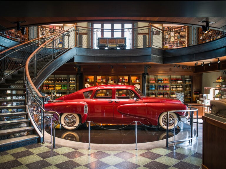 Movie Prop Car On Display at Francis Ford Coppola Winery in Occidental