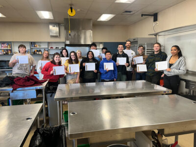 AHP students received their certification