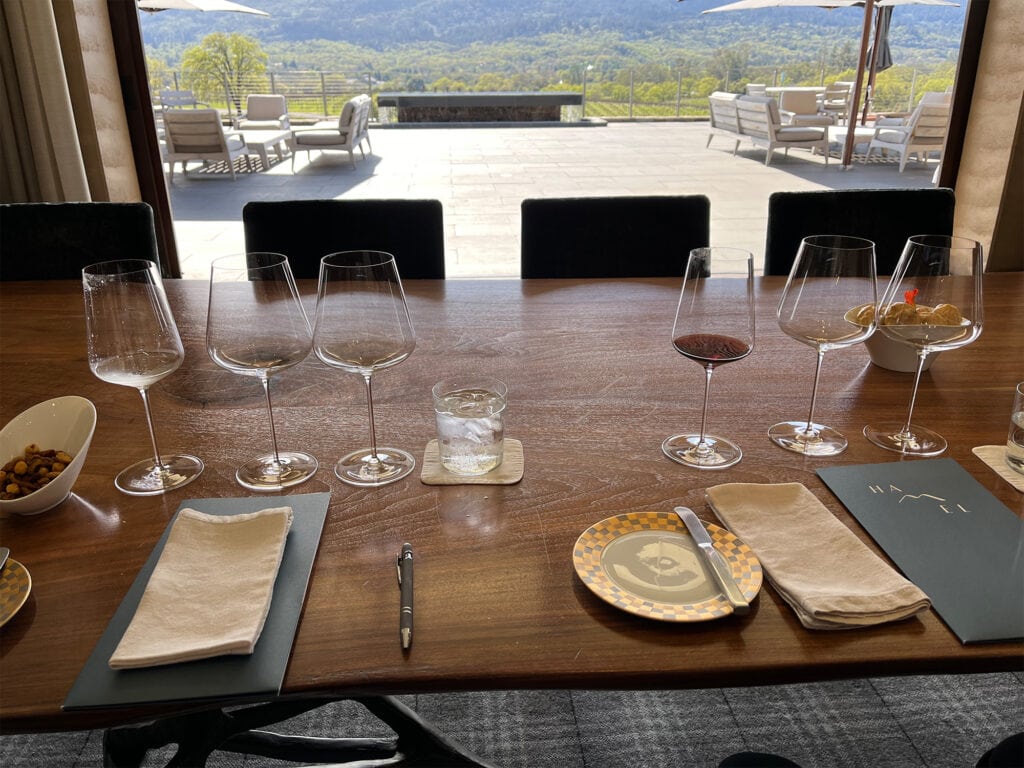 Hamel family wines, wine tasting