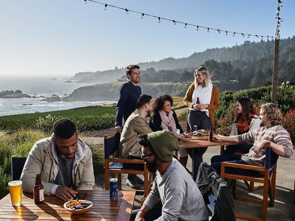 Meeting professionals gathering at the Sonoma coast