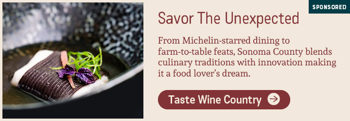 Food and Wine Ad