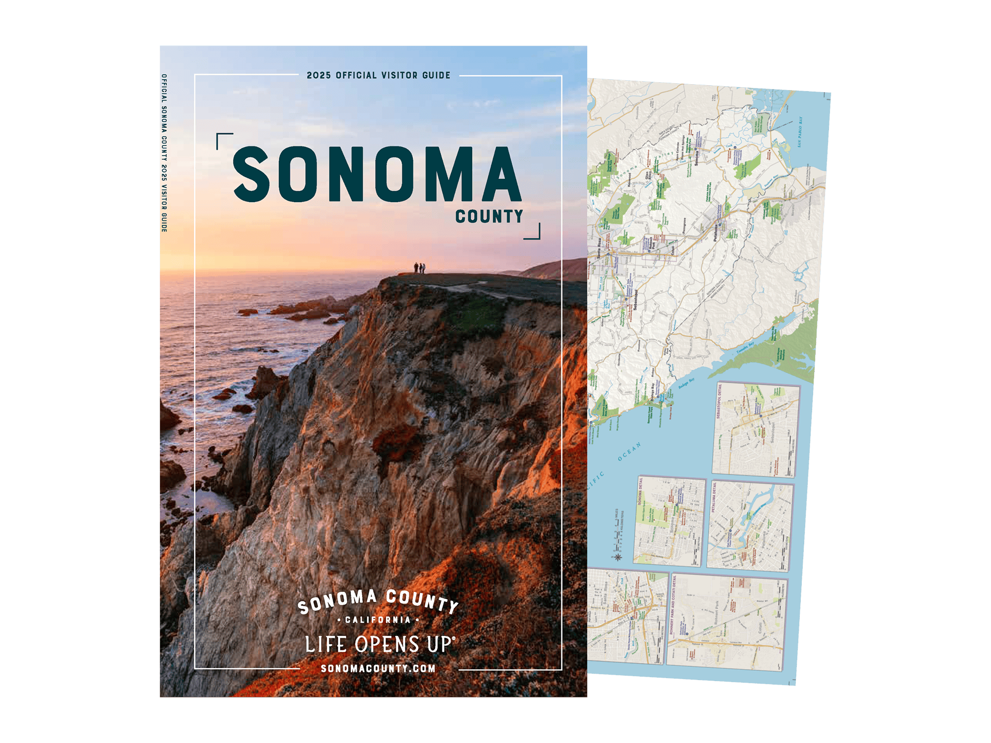 Sonoma_County_Visitor_Guide_2025 Sonoma County Map and Guide