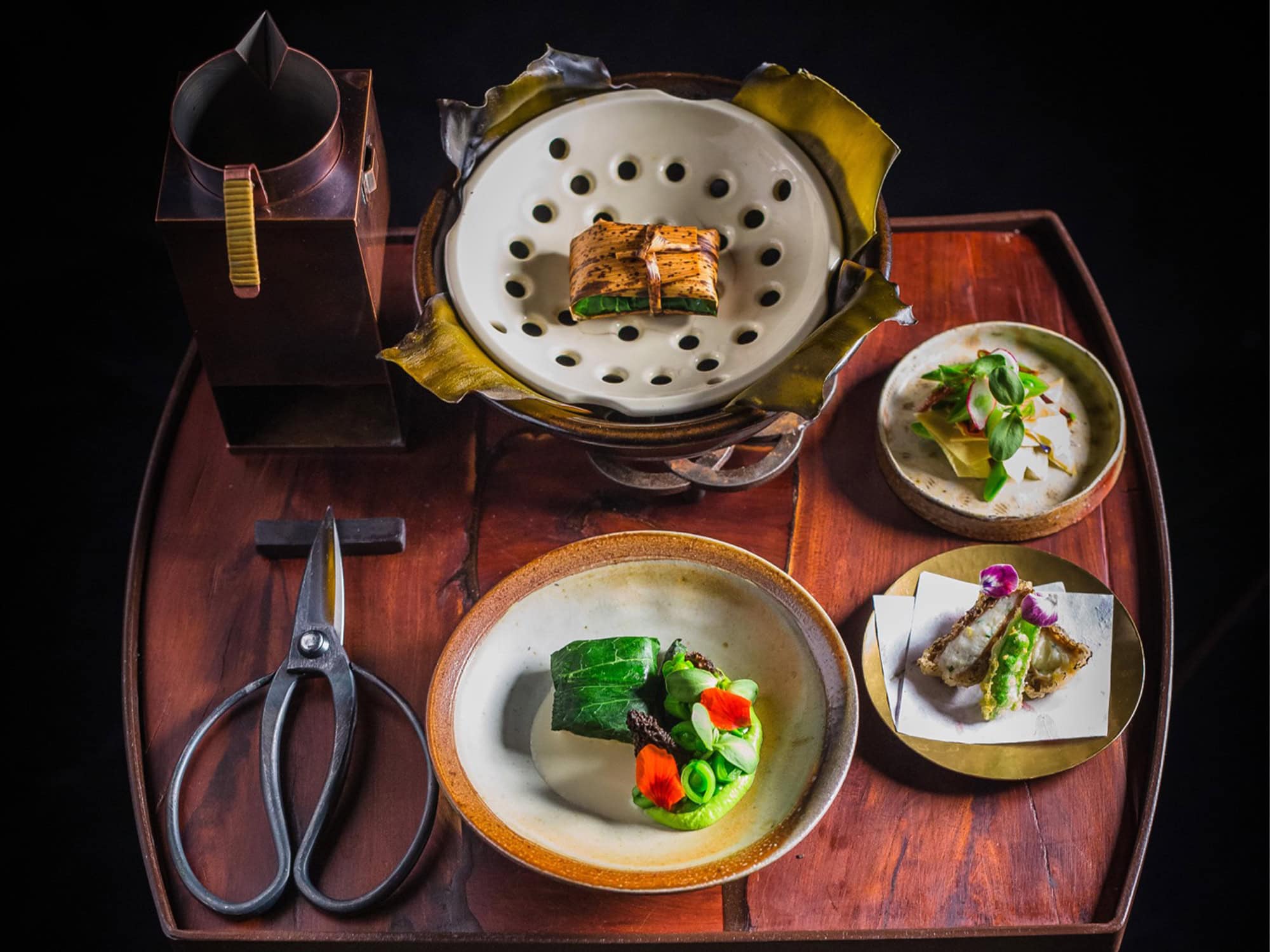 Black Cod dish at SingleThread Healdsburg