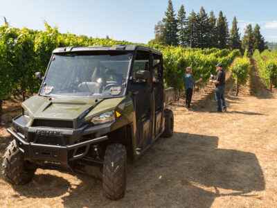off road vehicle tour in the vineyards