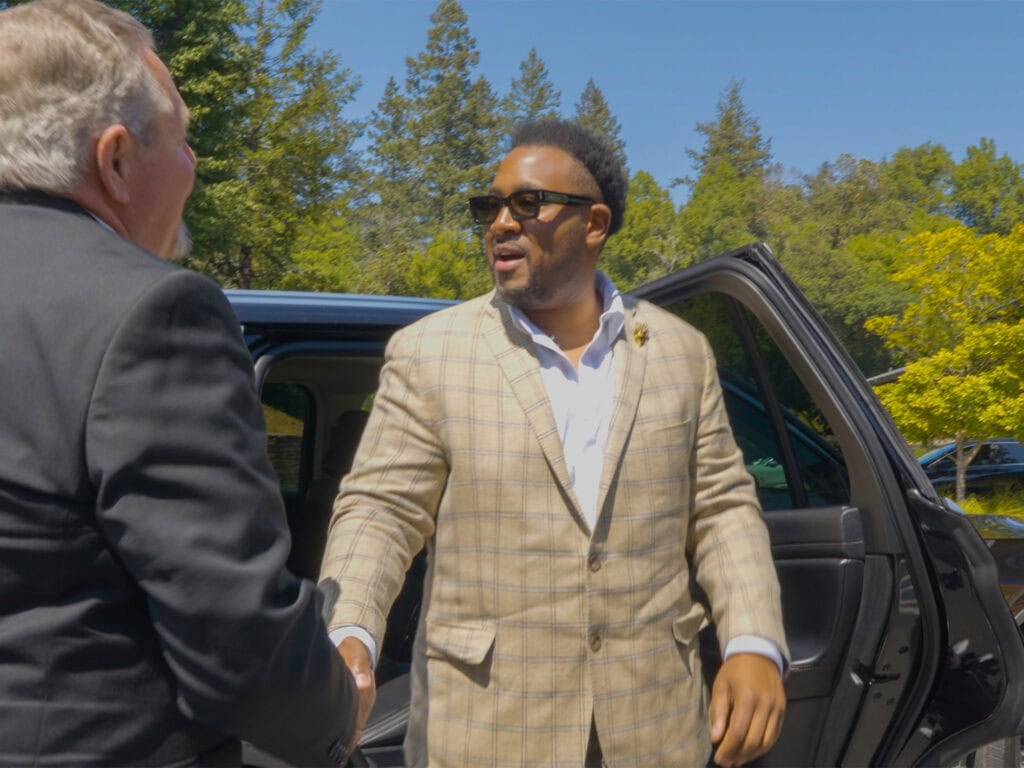 noel getting picked up by pure luxury transportation