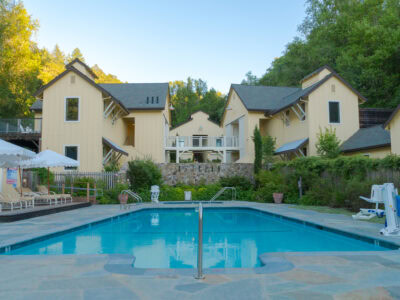 farmhouse inn pool in forestville