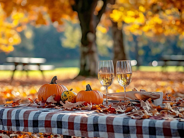 fall picnic at howard park sonoma county