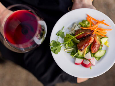 food and wine pairing at chef charlie palmers restaurant in healdsburg