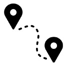 location pin point icon