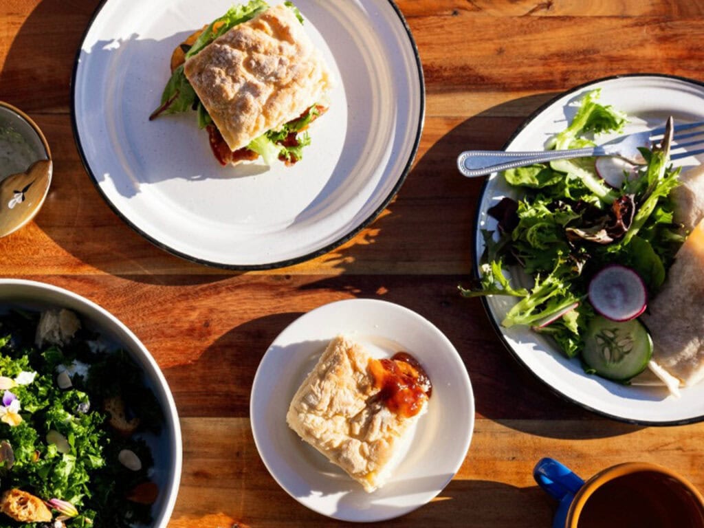dining at piknik market in guerneville sonoma county