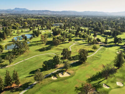 birds eye view of the santa rosa golf and country club