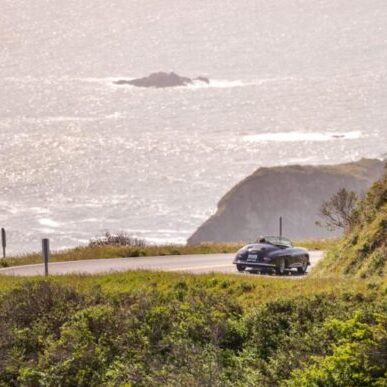 Tool through Sonoma County in a vintage car — Photo by Everett Lederer