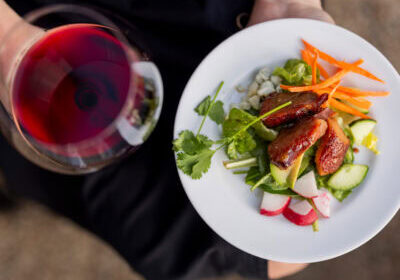 food and wine pairing at chef charlie palmers restaurant in healdsburg