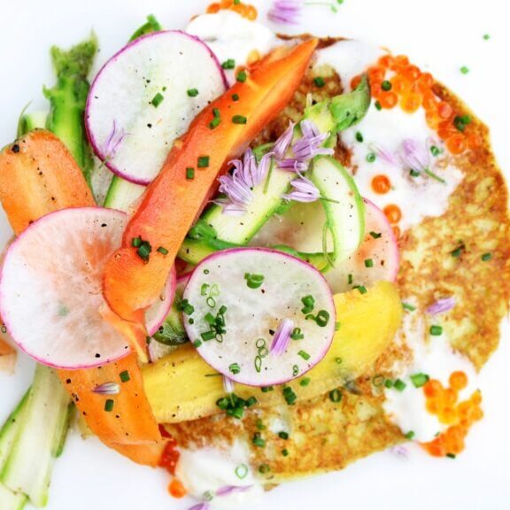 dinner dish from the girl and the the fig in sonoma