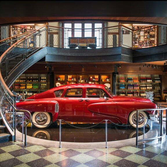 Movie Prop Car On Display at Francis Ford Coppola Winery in Occidental