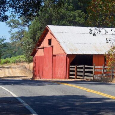 Alexander Valley Road in Geyserville